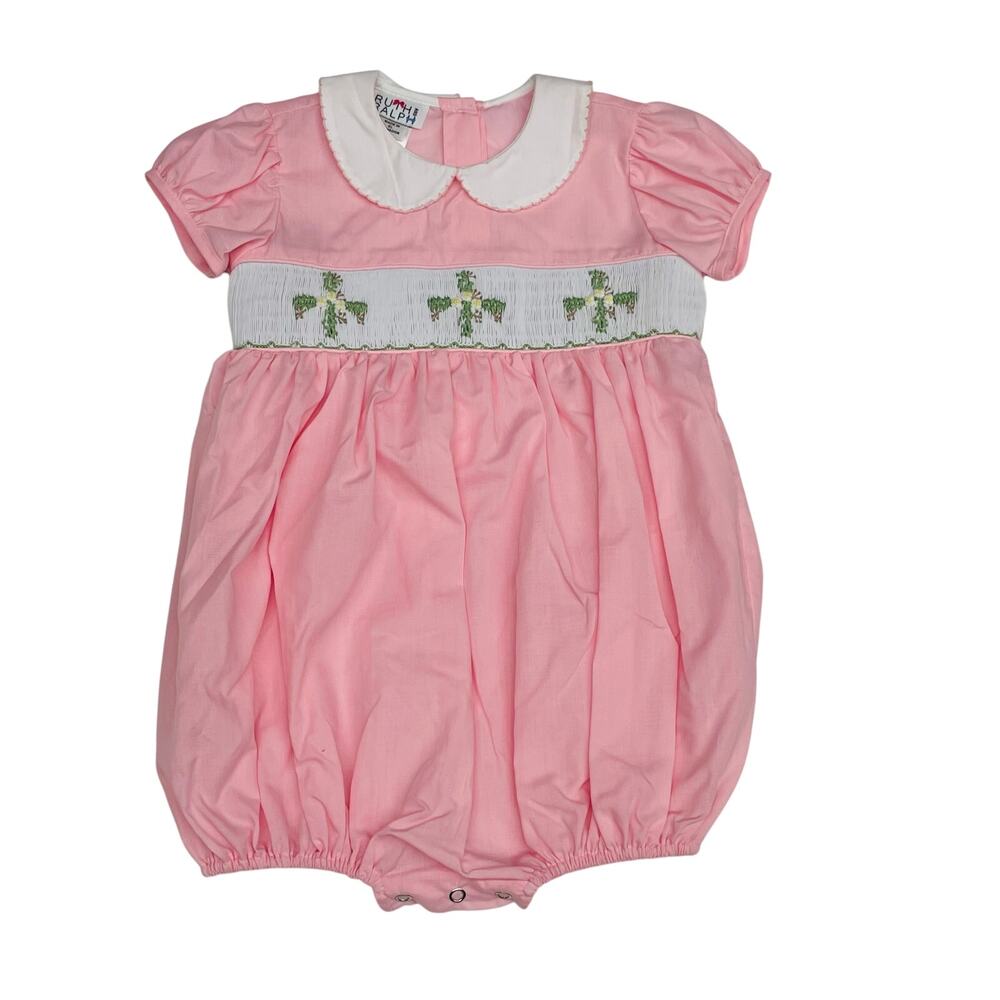 NWT Ruth & Ralph 24M Palm Branch Cross Girl Bubble